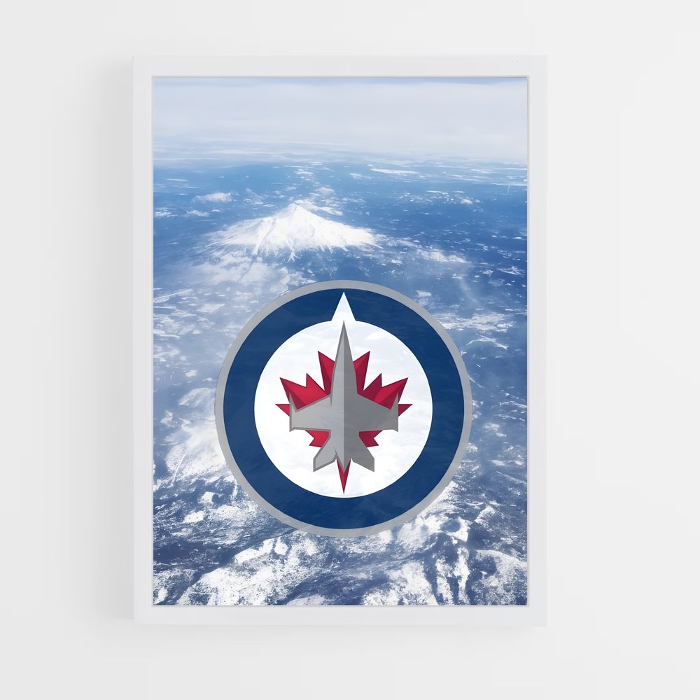 Poster Jets Universels – affiche Hockey sur glace (vue 3)